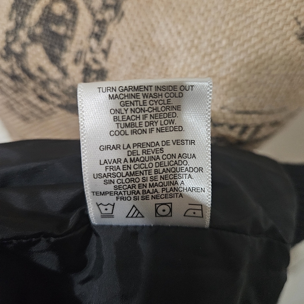 New Madden NYC Black Cargo Bomber Jacket Size XS - Picture 12 of 14